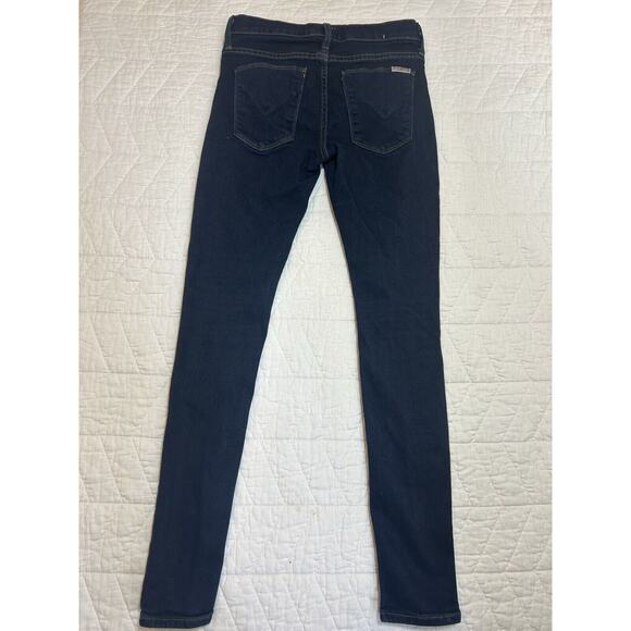 Hudson Jeans Women's Size 25 Nico Midrise Super Skinny Blue Dark Washed Pants - Picture 6 of 7